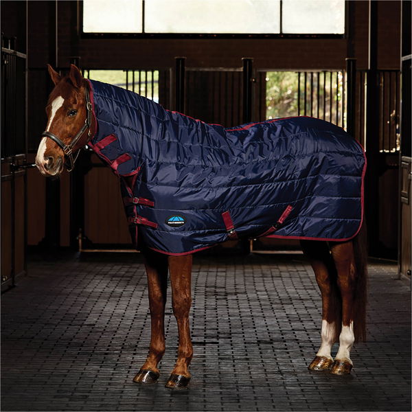 2026 WeatherBeeta Couverture D'écurie Combo 1031483 - Navy / Burgundy